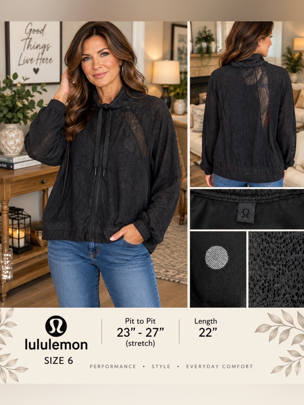 Lululemon Lace Lightweight Jacket